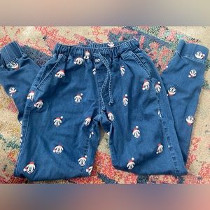 Women’s Minnie and Mickey Mouse Christmas jeans